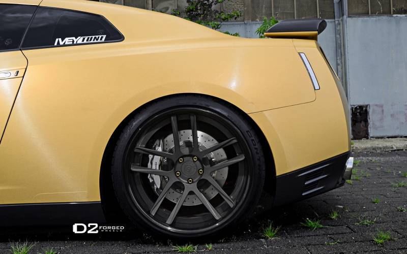 黄色GT-R日产战神图片壁纸赏析