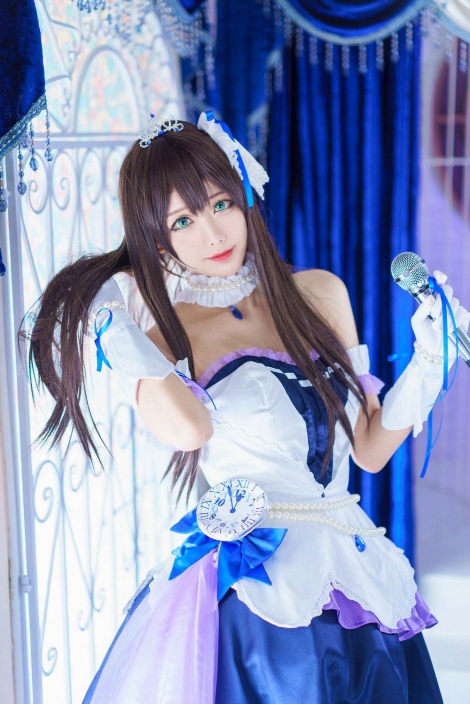 粉色萌妹cosplay写真摄影