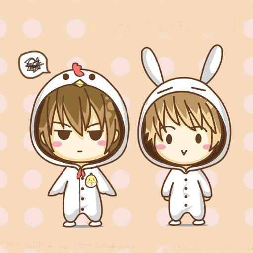 手绘可爱动漫男生萌图片