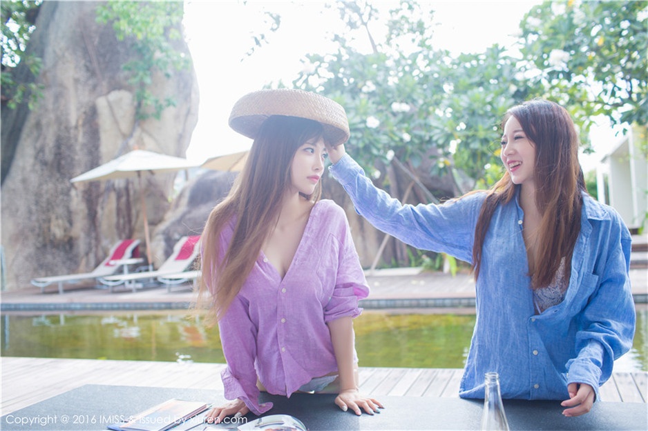 清纯姐妹花赵小米&杨晨晨唯美写真照