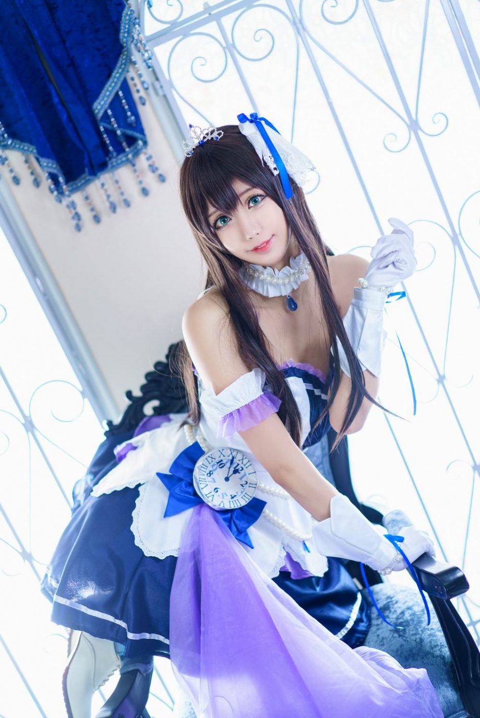 粉色萌妹cosplay写真摄影