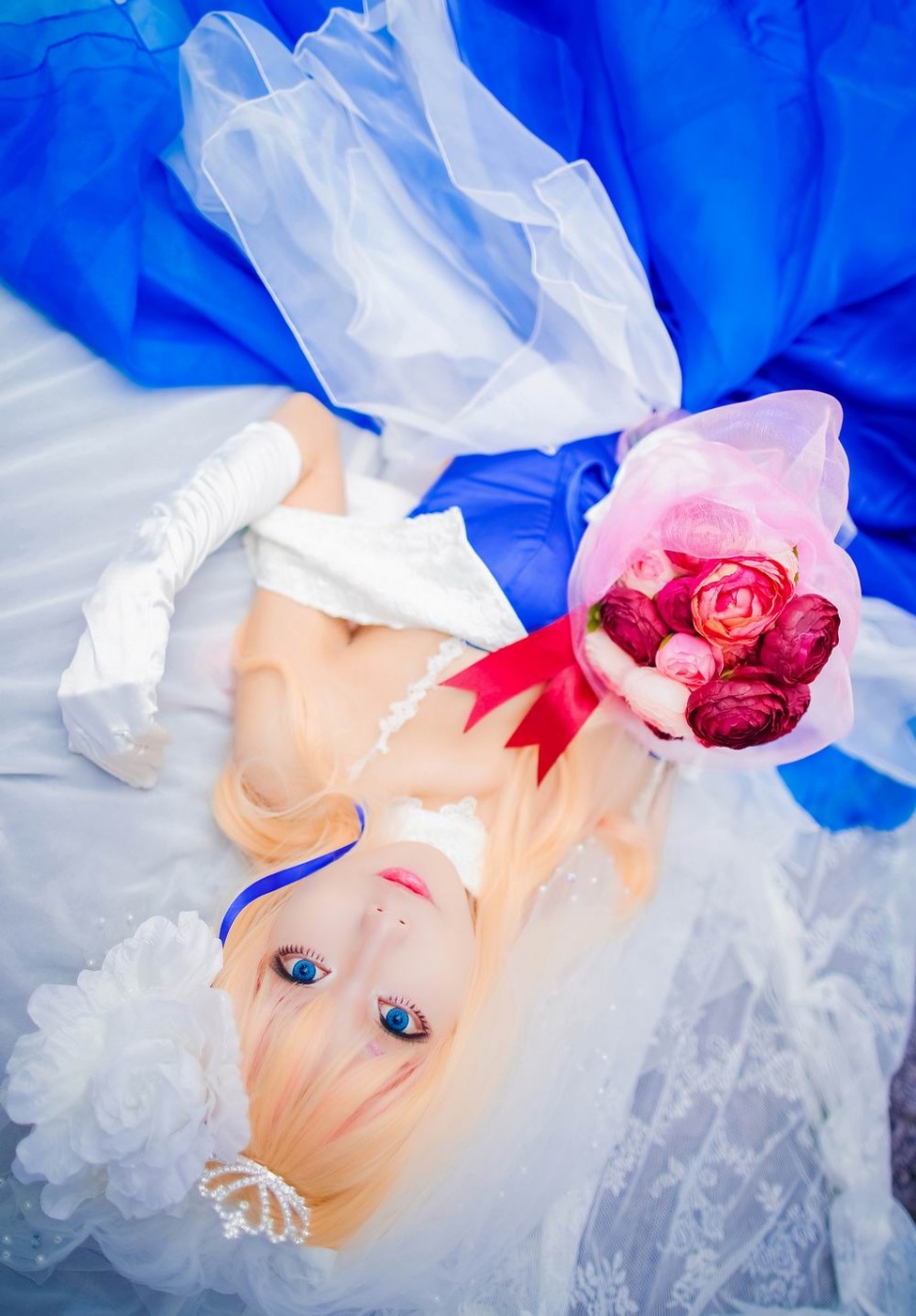 粉色萌妹cosplay写真摄影