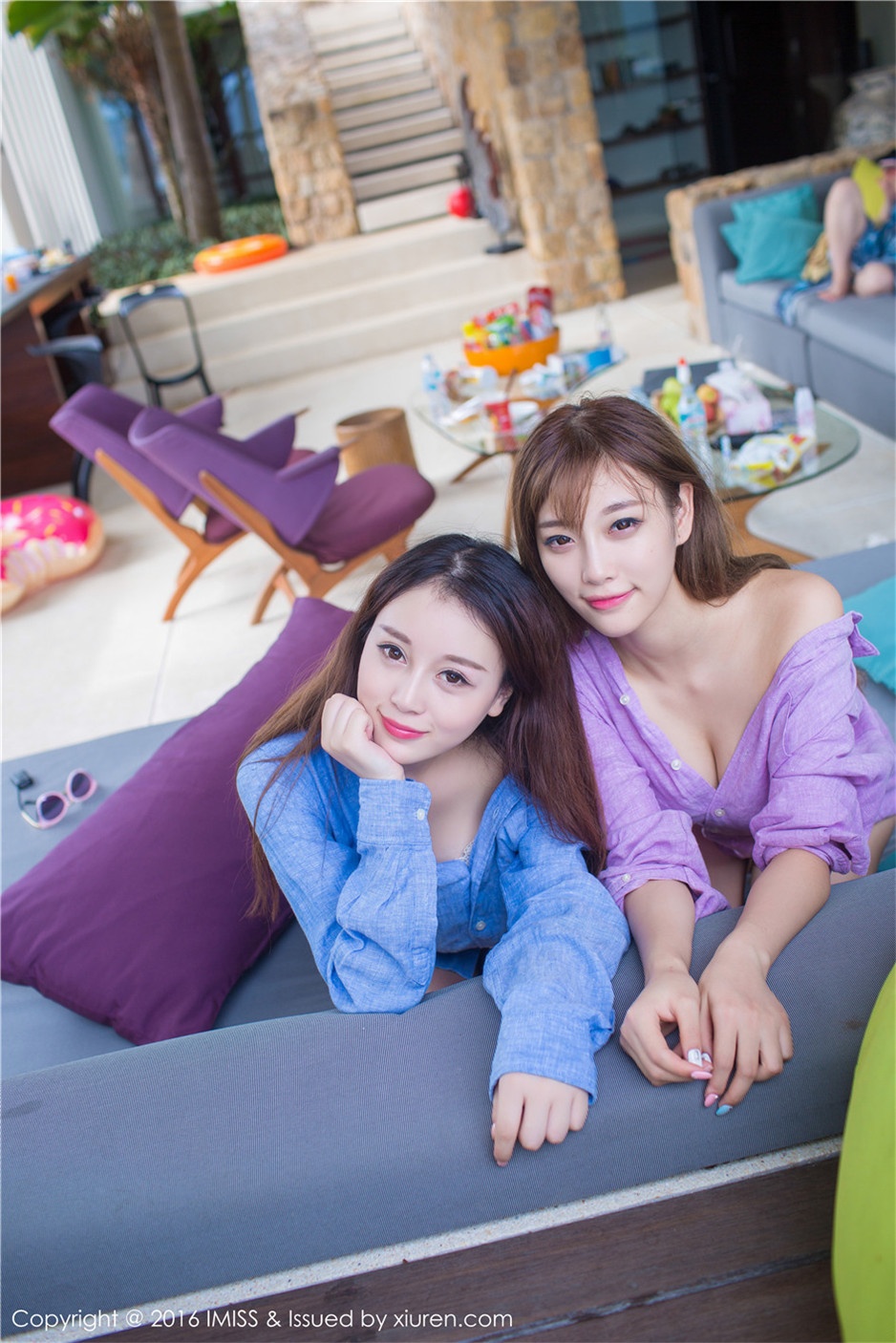 清纯姐妹花赵小米&杨晨晨唯美写真照