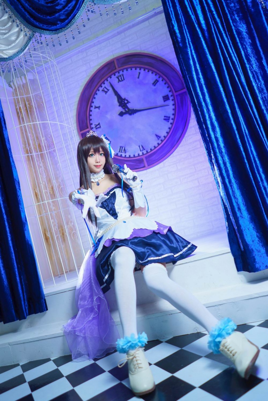 粉色萌妹cosplay写真摄影