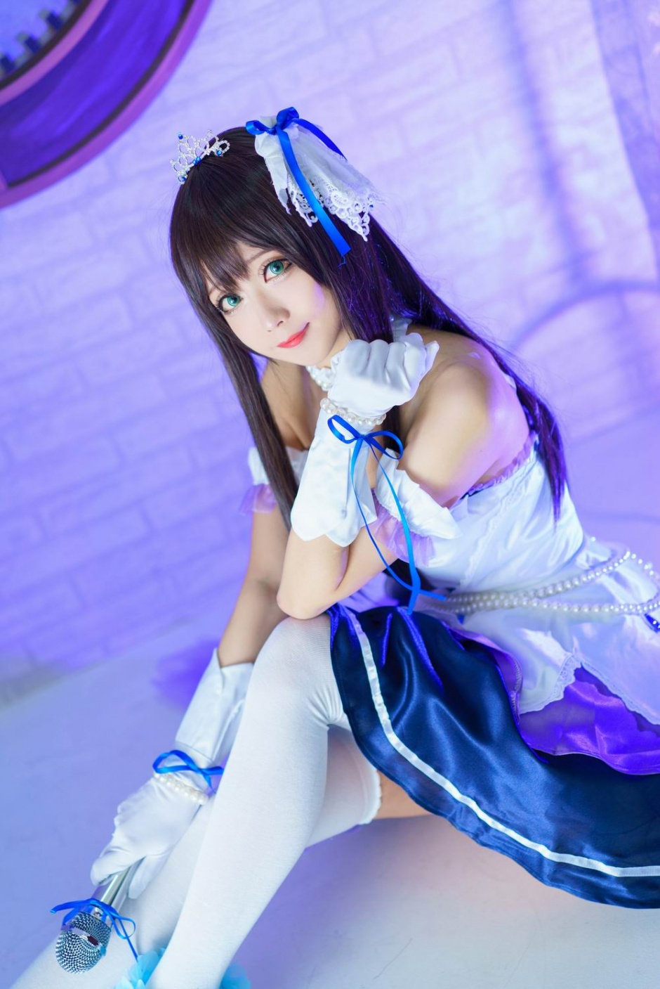 粉色萌妹cosplay写真摄影