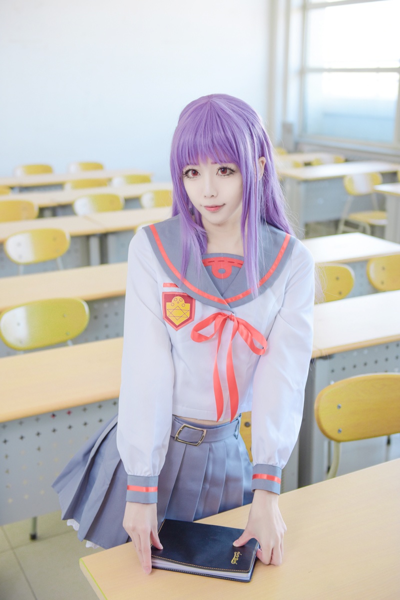 粉色萌妹cosplay写真摄影