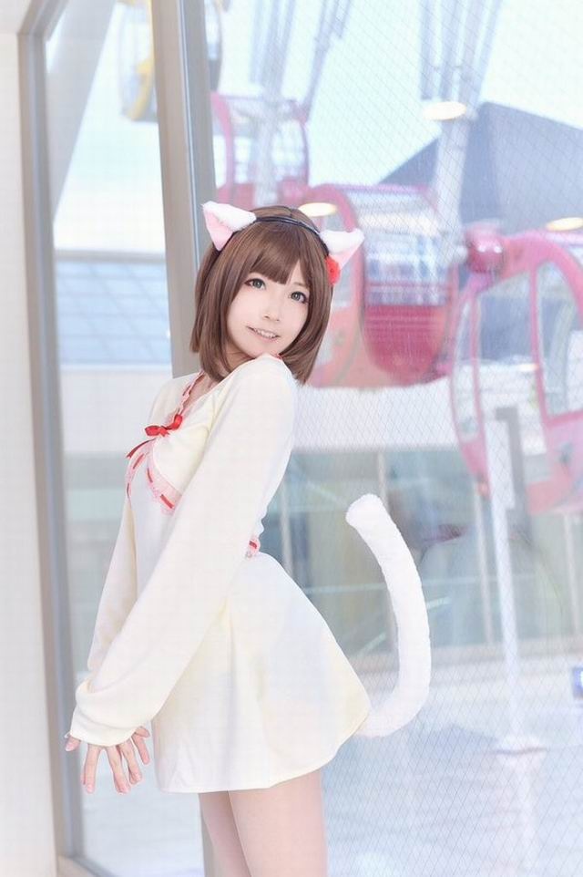 可爱萌妹cosplay猫娘图片