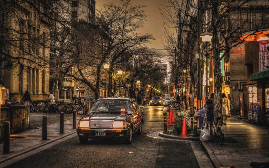 唯美的城市夜景风景图片