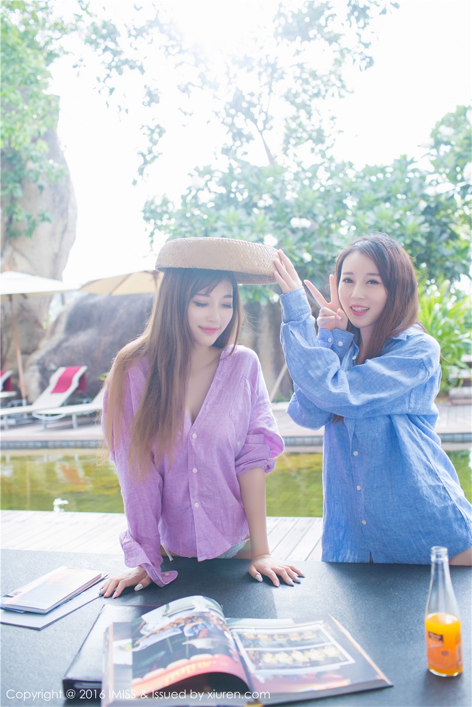 清纯姐妹花赵小米&杨晨晨唯美写真照