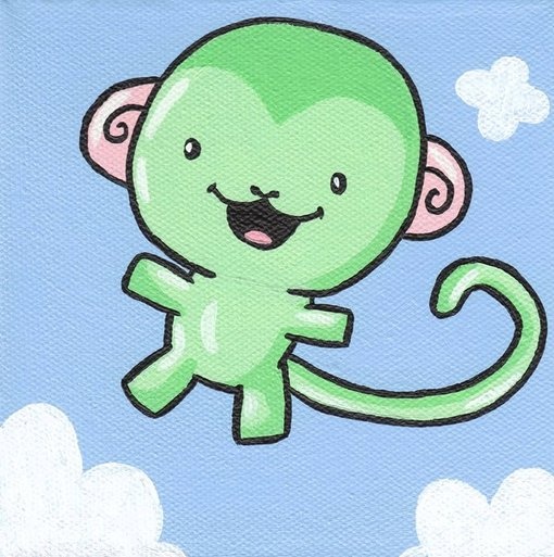 搞怪的二次元素描手绘图片