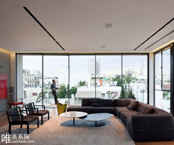 以色列建筑师简约住宅建筑设计图