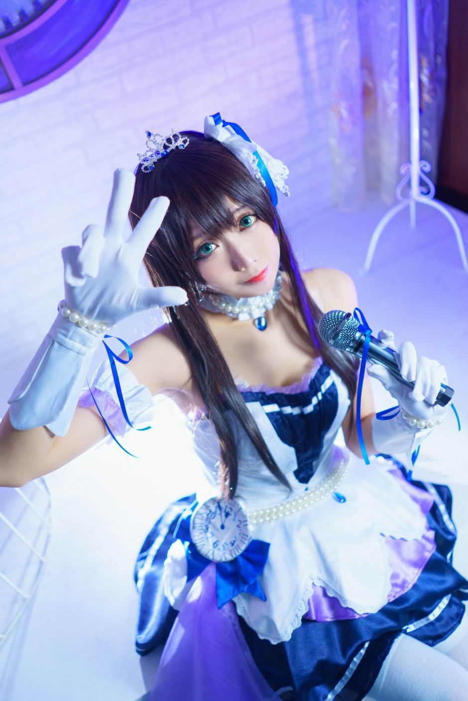 粉色萌妹cosplay写真摄影