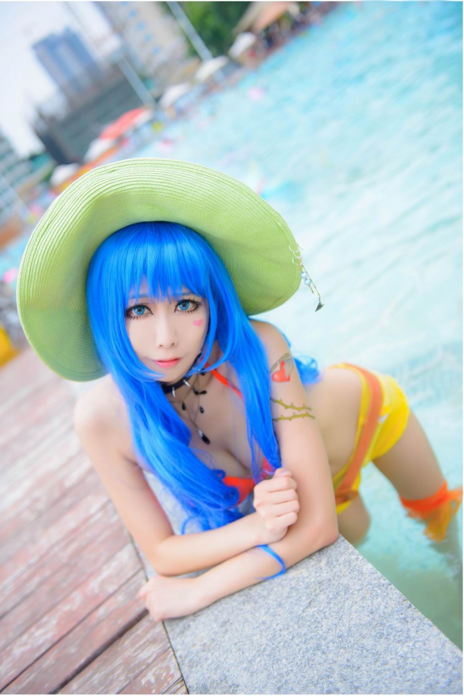 粉色萌妹cosplay写真摄影