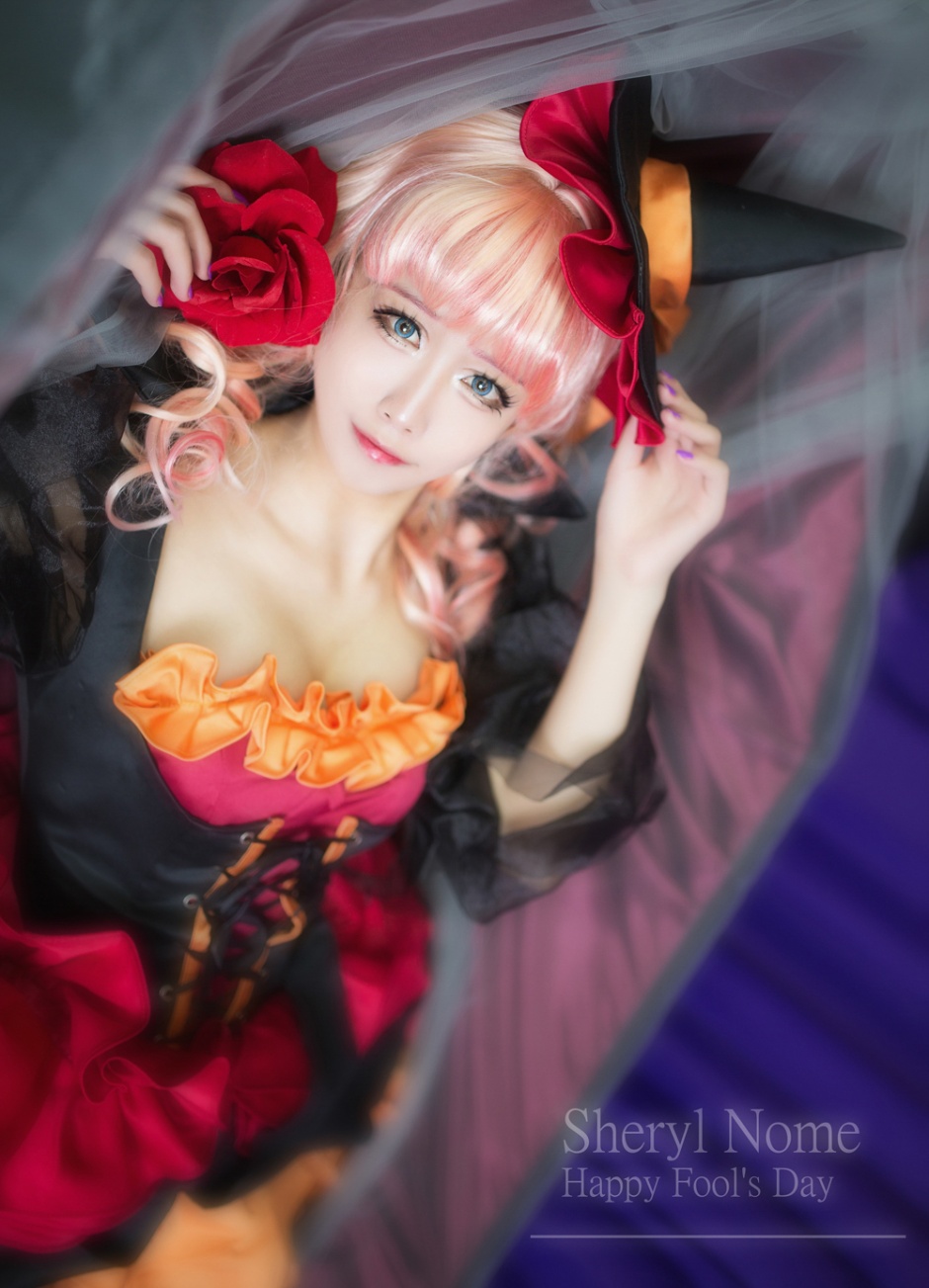 粉色萌妹cosplay写真摄影