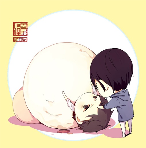 手绘可爱动漫男生萌图片