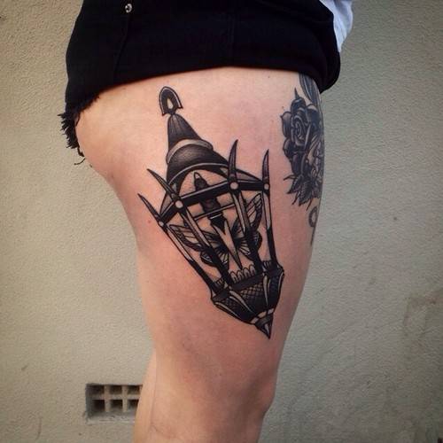 欧美人民的艺术臀部纹身图片