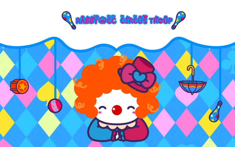 马戏团里的hello kitty壁纸