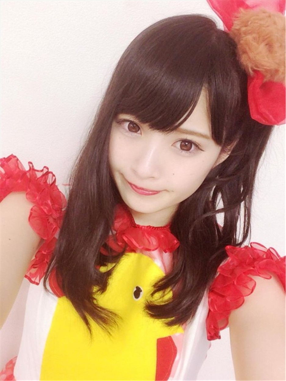 日本美少女水泽心爱可爱自拍照