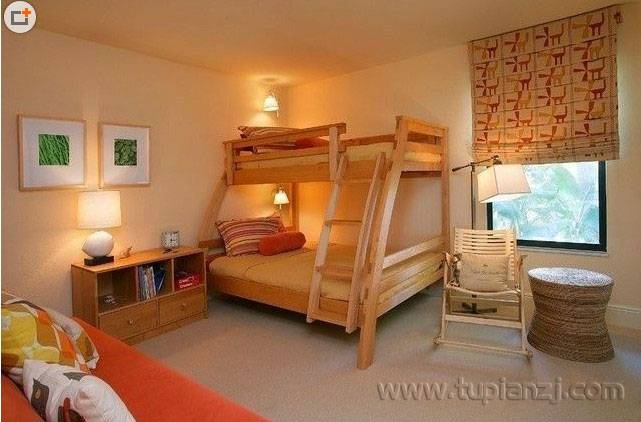 小户型儿童卧室现代简约装修图