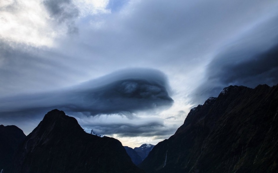 秀丽旖旎的新西兰山脉风景高清图片
