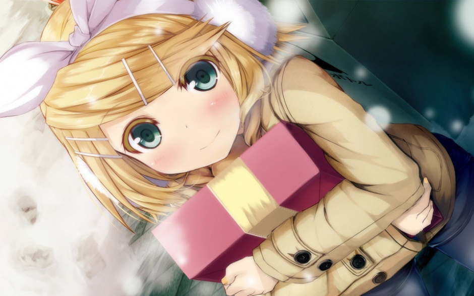 唯美动漫萌妹初音未来电脑壁纸