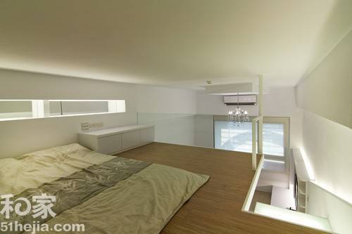 现代简约公寓复式装修效果图