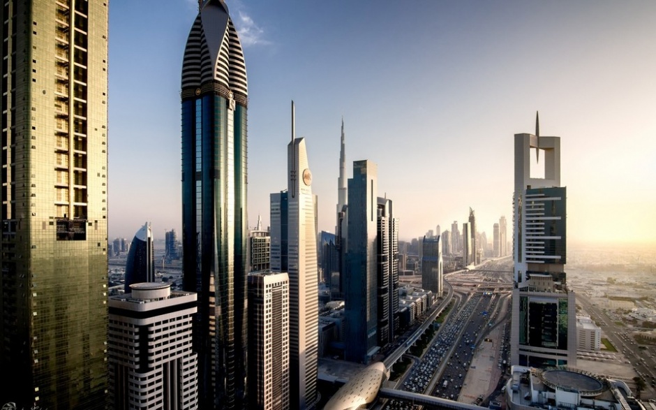 迪拜城市风光高清图片