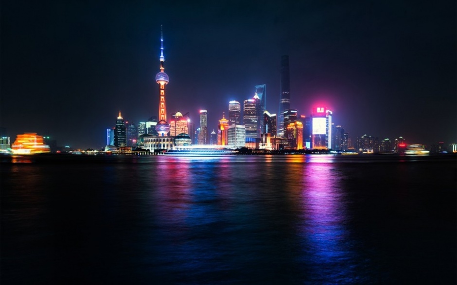 中国上海旅游城市风景图片