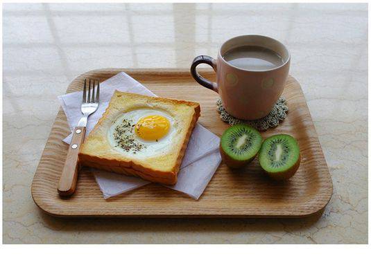 自制简单丰富的早餐图片