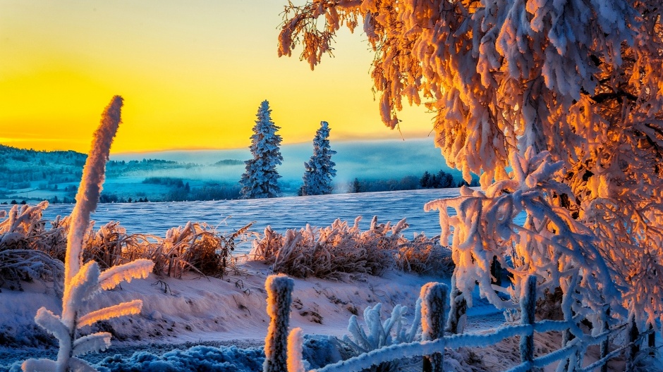 冬天唯美雪景高清图片欣赏
