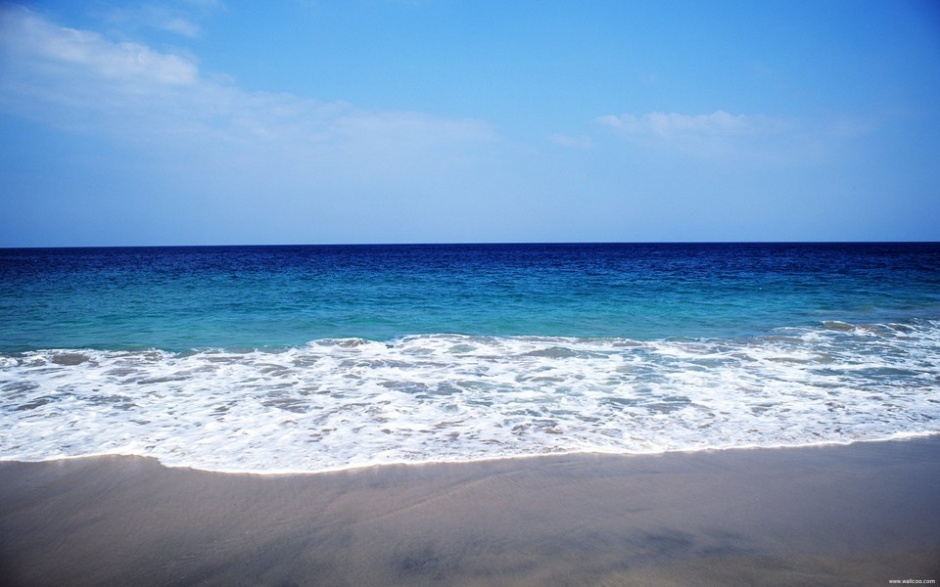 浪漫唯美的热带海岛沙滩风景壁纸