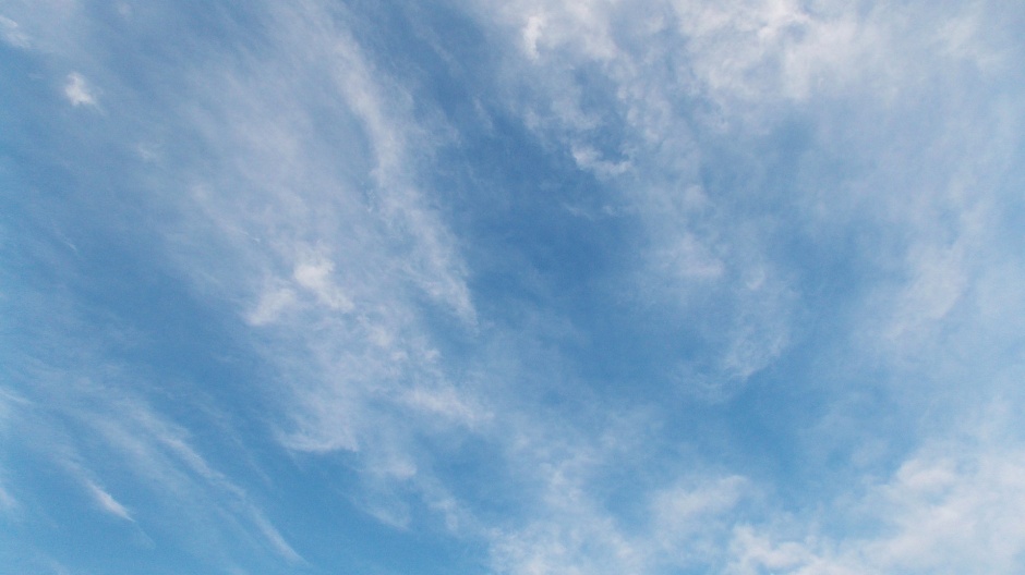 壮观广阔的蓝天白云图片素材
