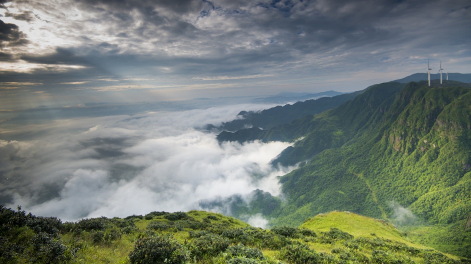 唯美的黄山云海风景图片