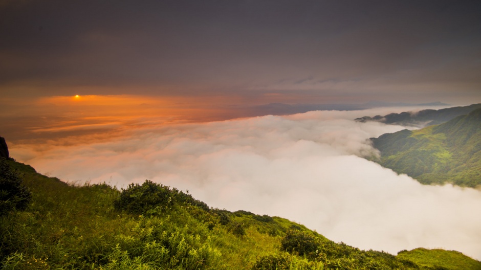 唯美的黄山云海风景图片