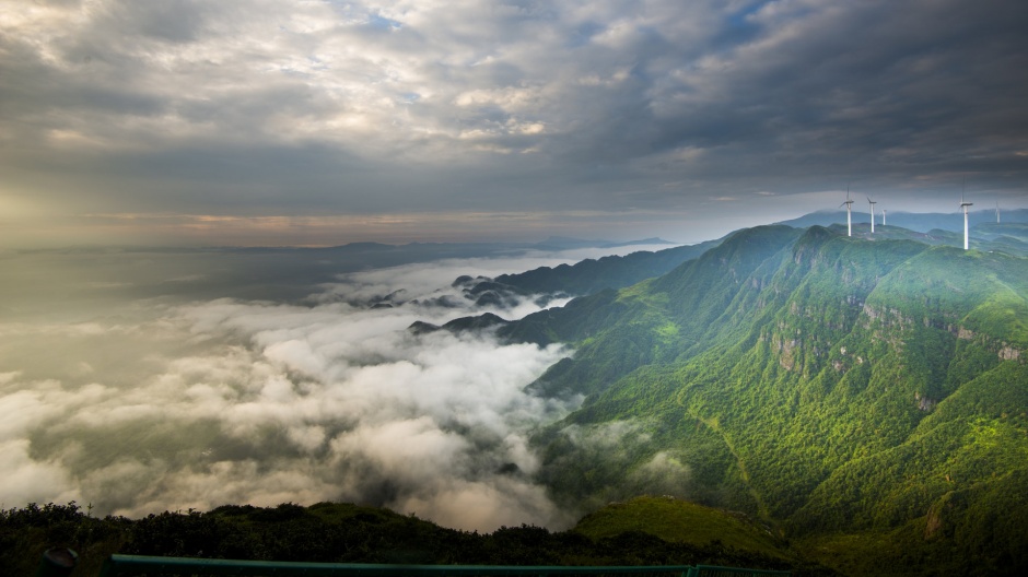 唯美的黄山云海风景图片