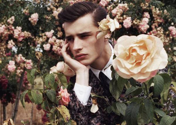 唯美小清新欧美男生意境图片素材