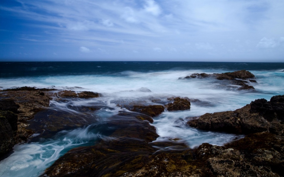 精选大海涨潮风景高清壁纸