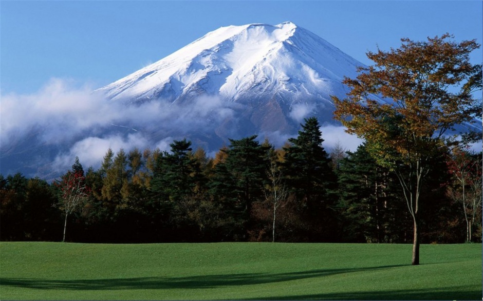 日本富士山唯美风景壁纸