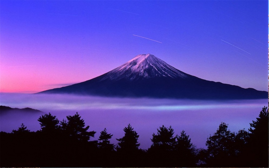 日本富士山唯美风景壁纸