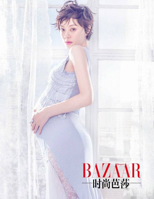 明星孙俪时尚唯美孕期写真