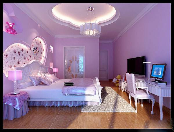 小户型女生卧室甜美温馨装修效果图