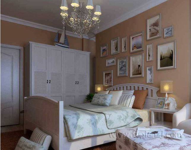 浪漫地中海风格卧室装修设计