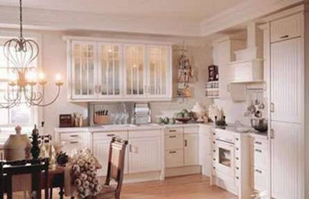 复式时尚的厨房装修效果图片