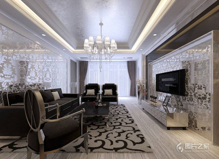 大户型欧式公寓装修效果图赏析