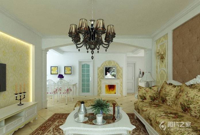 大户型欧式公寓装修效果图赏析