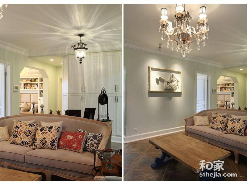 美式休闲简约公寓装修效果图