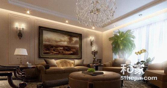 大居室新房复古欧式装修效果图