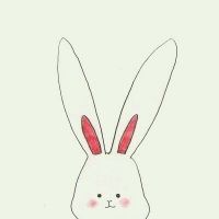 可爱卖萌的兔子卡通头像