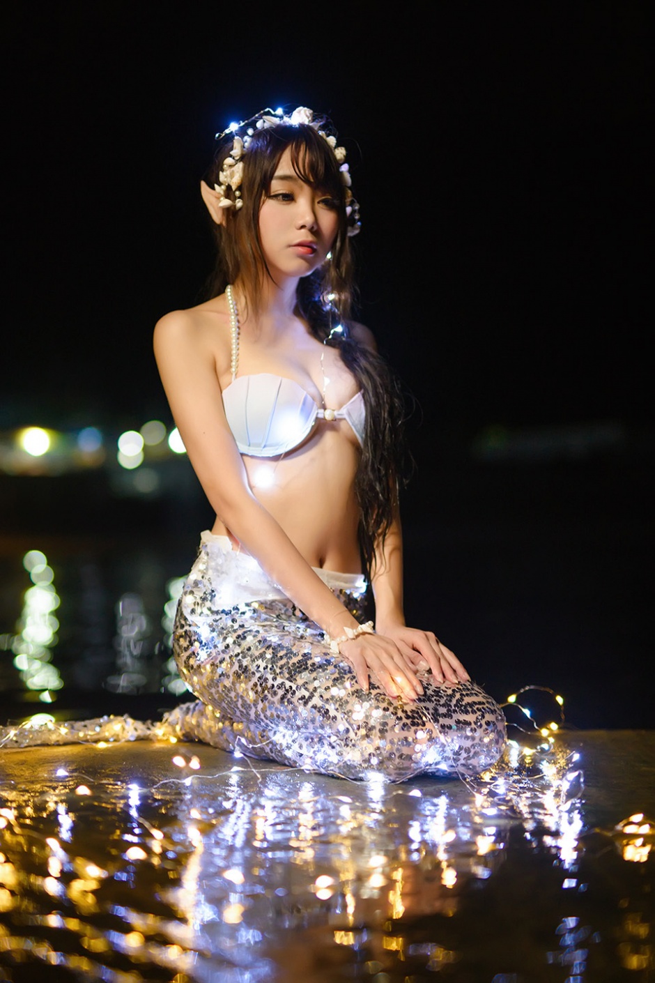 美丽的美人鱼cosplay美女图片