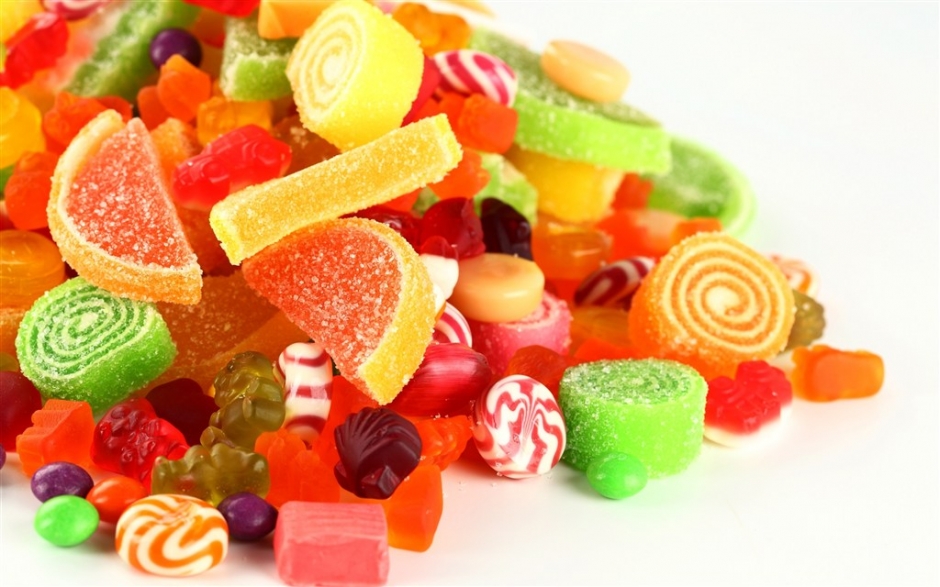 糖果图片 诱人的彩色糖果高清图片